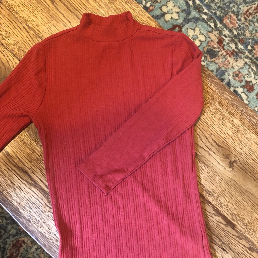 Jcrew mock neck shirt